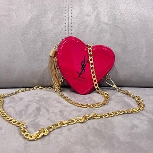 Brand New/Never Used YSL Pouch with Chain